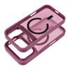 iPhone 17 Pro / 18 Pro dėklas – Forcell F-Protect Shadow Stand Premium MagSafe su stovu – raudona