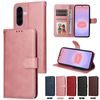 Magnet Schutzhülle für Samsung Galaxy A27 - Elegantes Leder Case mit Magnetverschluss - Rosa
