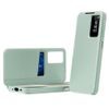 Techsuit SmartView Schutzhülle für Samsung Galaxy A27 5G - Book Case mit Smart View Fenster - Grün