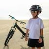 Casco da ciclismo per bambini Wozinsky con visiera rimovibile S, nero