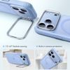 iPhone 17 Pro / 18 Pro vāciņš – ESR Classic Hybrid HaloLock Kickstand ar statīvu – gaiši zils