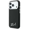 Karl Lagerfeld Saffiano Small Script Metal Logo MagSafe ümbris iPhone 17 Pro / 18 Pro – must
