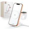 Tech-Protect A56 3v1 MagSafe bezdrôtová nabíjačka, 25 W, Qi2.2, biela