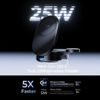Lisen W121 3in1 Wireless Ladestation für iPhone, Apple Watch & AirPods - 45W, MagSafe 25W, Qi2.2 - Schwarz