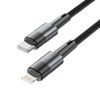 Tech-Protect UltraBoost USB-C - Lightning kábel, PD20W / 3A, 1 m, šedý