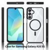 JP MagFit Clear MagSafe obal s N52 magnetom, Samsung Galaxy A16 5G, čierny