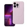 iPhone 17 Pro Max / 18 Pro Max silikona vāciņš – Silicone Mag Cover ar kameras aizsargu – rozā