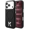 Karl Lagerfeld Grained Leather Embossed Ring MagSafe ümbris iPhone 17 Pro Max / 18 Pro Max – must