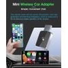 Ασύρματος Προσαρμογέας για CarPlay και Android Auto, Plug & Play, Αλουμίνιο, CA19