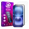 JP Long Pack Szkło hartowane, 3 szkła na telefon z aplikatorem, iPhone 16 Plus