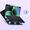 Tech-Protect SC Pen Schutzhülle mit Tastatur für Xiaomi Pad 7 / 7 Pro / 8 / 8 Pro 11.2 - Stifthalter und Bluetooth Keyboard - Schwarz