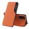 Eco Leather View Case, Samsung Galaxy M51, oranžové