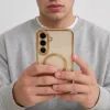 Tech-Protect MagFlex MagSafe Samsung Galaxy S26 FE, γυαλιστερό χρυσό