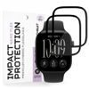 Apple Watch 12 46mm aizsargplēve – Techsuit Nano Flex komplekts 2 gab. – melns