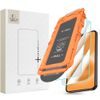 Samsung Galaxy A18 4G / 5G aizsargstikls – Tech-Protect Quick Set+ rūdītā stikla komplekts 2 gab. ar uzstādīšanas rāmi – caurspīdīgs