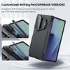 Samsung Galaxy Z Fold 7 aizsargvāciņš – Nillkin CamShield Prop ar izvelkamu kameras aizsargu un S Pen atbalstu – melns