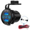 Alogy motociklski polnilnik, 2x USB-A QC 3.0 + USB-C PD 60W