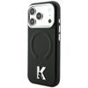 Karl Lagerfeld Grained Leather Embossed Ring MagSafe ümbris iPhone 17 Pro Max / 18 Pro Max – must