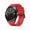 Curea de silicon Strap One pentru Huawei Watch GT 3 46 mm, roșie