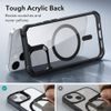 ESR CH HaloLock MagSafe iPhone 14 Plus védőburkolat, átlátszó fekete