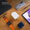 FIXED GaN hálózati töltő, 3x USB-C + USB, PD 3.0, 120W, fehér
