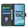 Θήκη Magnet, Xiaomi Redmi 15C, μαύρη