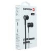 Kopfhörer Swissten Earbuds Rainbow YS-D2, schwarz