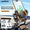LanParte LPT01-E Suport telefon pentru motocicletă cu încărcare wireless și amortizare vibrații