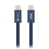 Cablu Forcell F-Energy USB-C - USB-C, QC4.0, PD, 3A, 60W, 1,2 m, albastru