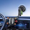 LanParte RBA-T01L Supporto Metallico per Telefono da Auto con Ventosa a Vuoto e Braccio Esteso