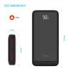 FIXED Zen2 10 powerbank LCD kijelzővel, 10 000 mAh, PD 20W, fekete
