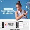 Weofly Airfit Smart Fitness Tracker ohne Display - Aktivitätstracker mit Herzfrequenzmessung und Schlafüberwachung - Schwarz