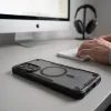 Tech-Protect Rugged Shield MagSafe Schutzhülle für Samsung Galaxy A17 / A18 / A26 - Hybrid Case mit Stoßschutz - Matt Schwarz