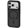 iPhone 17 Pro / 18 Pro vāciņš – Benks Magnetic Mist ar metāla rāmi – melns