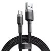 JP nylonowy kabel USB do USB-C, 1 metr, czarny