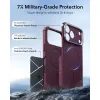 ESR Cyber Tough Kickstand Case für iPhone 17 Pro Max / 18 Pro Max - MagSafe kompatibel - Weinrot