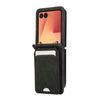 Crossbody θήκη, Samsung Galaxy Z Flip 7, μαύρη