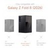 Samsung Galaxy Z Fold 8 Ultra vāciņš – Suritch MagSafe ar statīvu – melns
