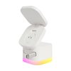 3-in-1 magnētiskais bezvadu lādētājs ar RGB apgaismojumu