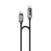 Yesido USB-C – USB-C laidas, 60 W, 3 A, 1,2 m – juoda