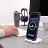 Tech-Protect MagPeak MagSafe CC, iPhone 17 Pro / 18 Pro, tmavě modrý / průhledný