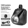 West Biking Fahrradlicht Vorne Wasserdicht mit Kabellosem Controller, 1600 lm, 2000mAh