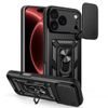 iPhone 17 Pro Max / 18 Pro Max vāciņš – Techsuit CamShield ar kameras aizsargu – melns