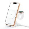 Tech-Protect A56 3v1 MagSafe bezdrôtová nabíjačka, 25 W, Qi2.2, biela
