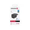 Swissten Δικτυακός Προσαρμογέας GaN 1x USB-C 35W PD και 1x USB-A 27W QC, μαύρος