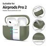Tech-Protect Θήκη Σιλικόνης, Apple AirPods Pro 1 / 2, πράσινη