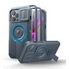 Dexnor MagSafe 360 Kickstand Camprotector obal iPhone 13 / 14, modrý