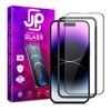 JP 3D sklo s inštalačným rámom, iPhone 14 Pro MAX, čierne