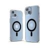 iPhone 14 dėklas – ER Case Ice Snap Black Edition skaidrus su MagSafe – skaidri