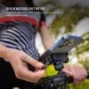 Univerzálny držiak mobilného telefónu na bicykel FIXED Bikee Plus Vista s uchytením na stred riadidiel, čierny